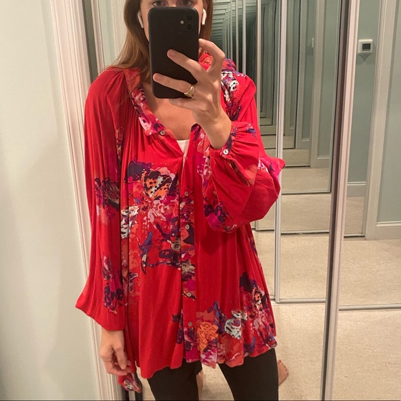 Free People Meadowlark Button-down S - Picture 8 of 9